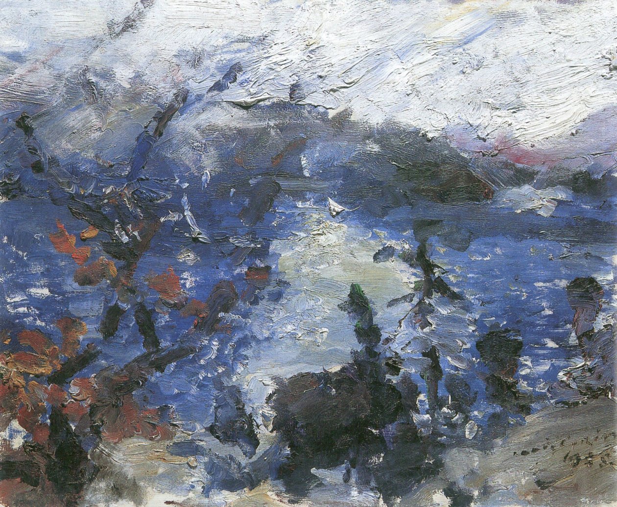 Walchensee, Berge, Wolkenn tekijältä Lovis Corinth