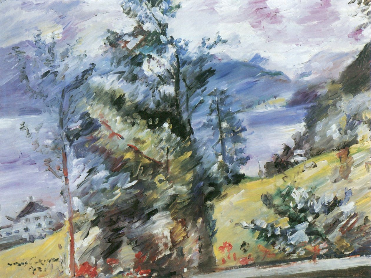 Walchensee, Blick auf den Wetterstein tekijältä Lovis Corinth