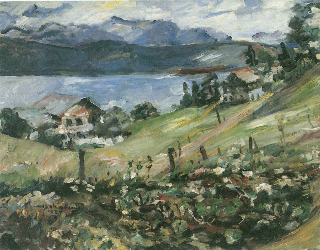 Walchensee, Gemusegartenn tekijältä Lovis Corinth