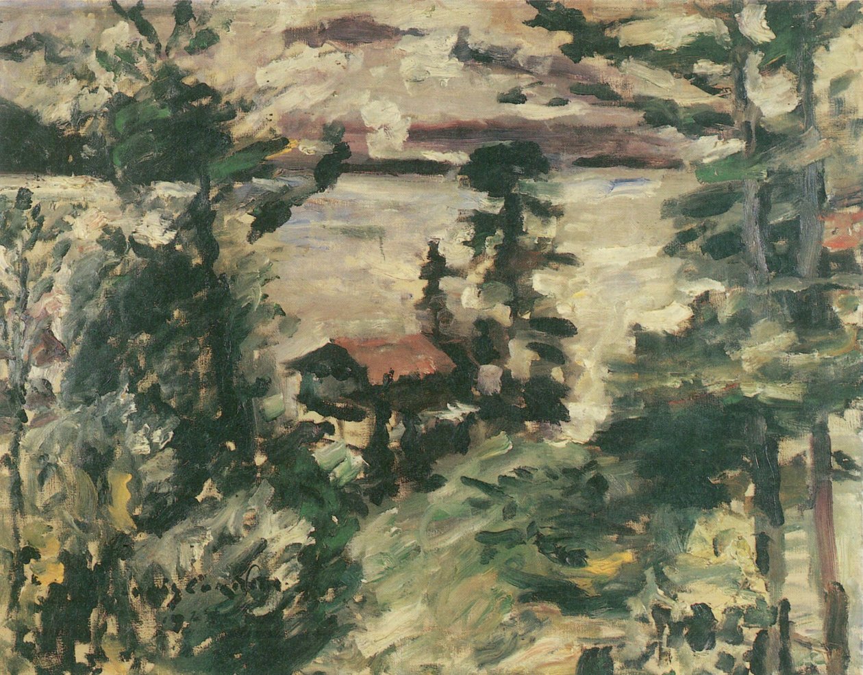 Walchensee, Morgennebeln tekijältä Lovis Corinth