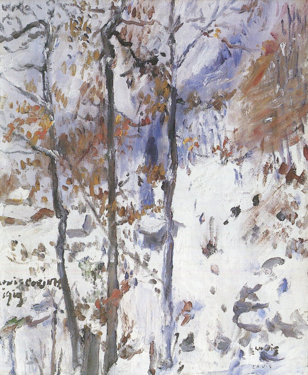  Walchensee, luminen maisema tekijältä Lovis Corinth