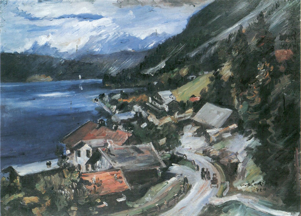 Walchensee, Serpentinen tekijältä Lovis Corinth