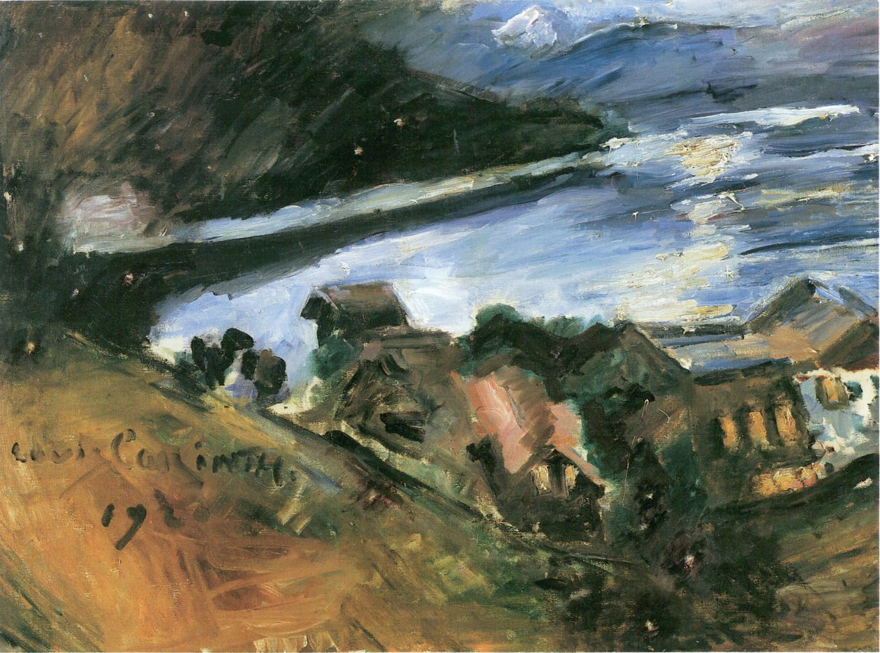 Walchensee bei Mondschein tekijältä Lovis Corinth