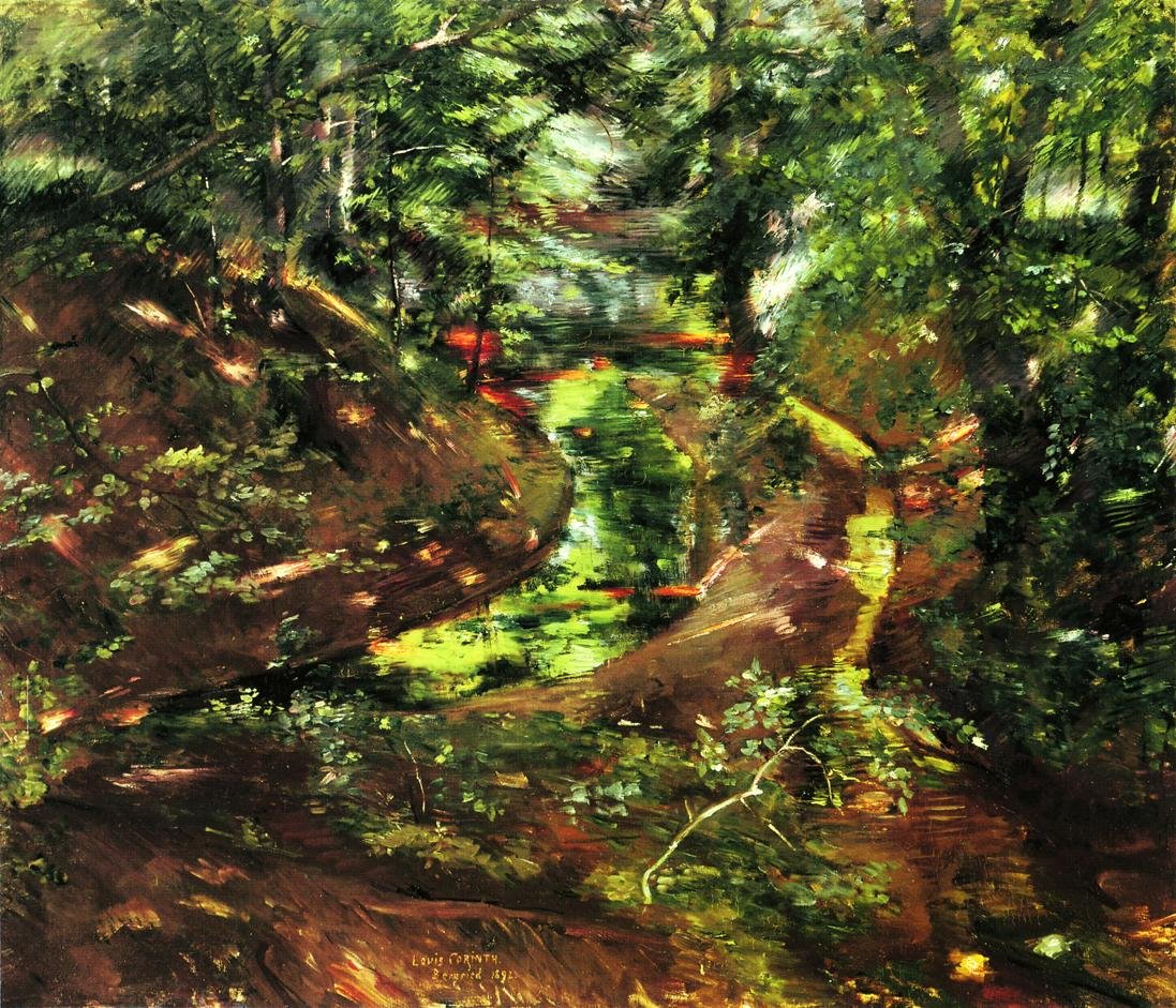 Waldinneres Bernriedissä tekijältä Lovis Corinth