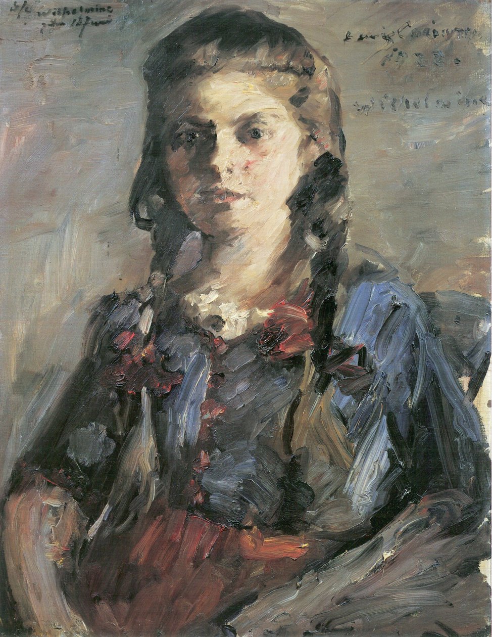 Wilhelmine mit Zopfenn tekijältä Lovis Corinth
