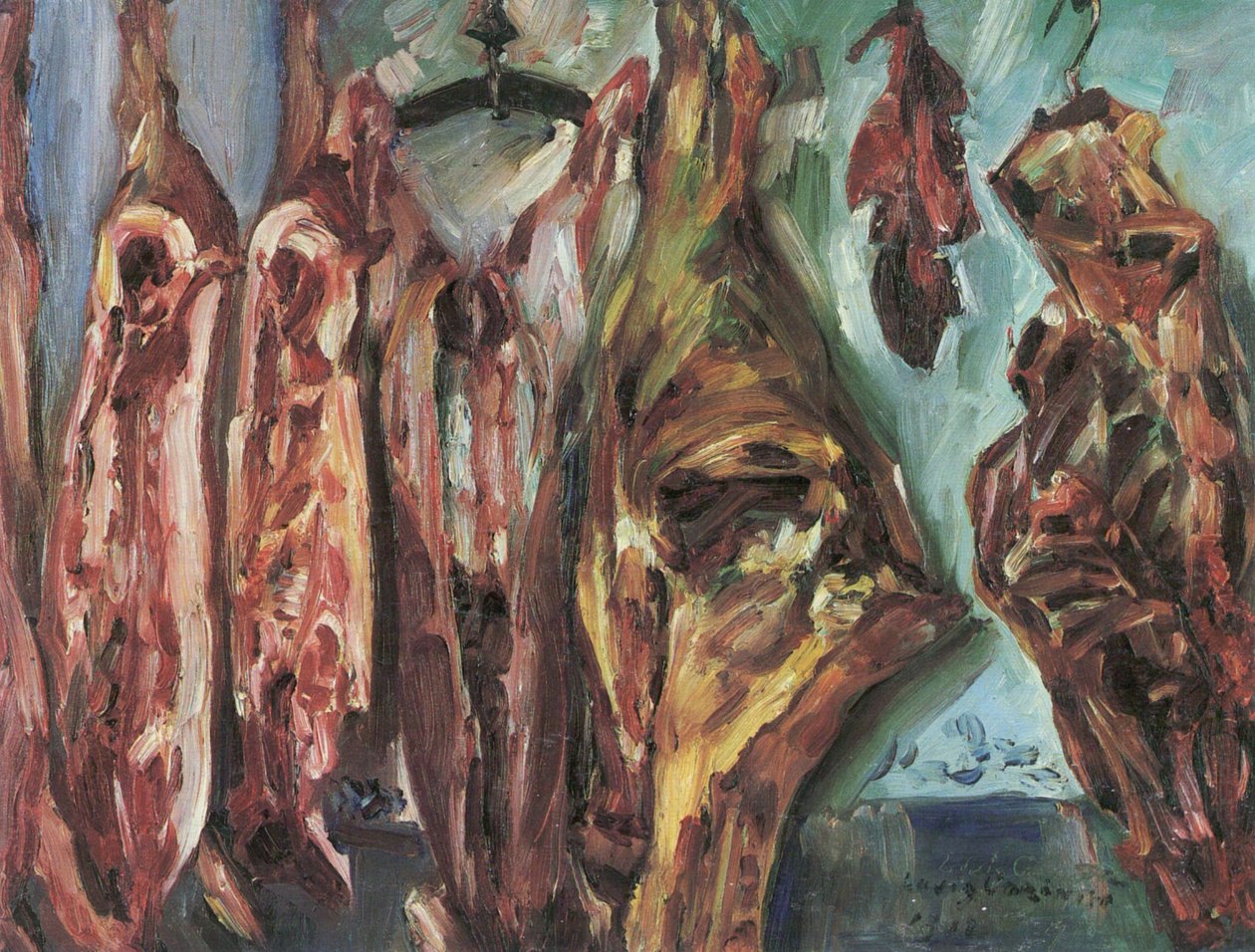 Fischstillebenn tekijältä Lovis Corinth