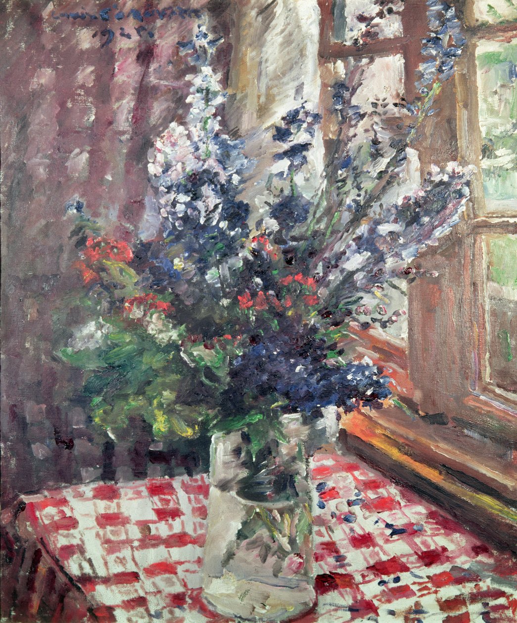 Larkspur, 1924 tekijältä Lovis Corinth