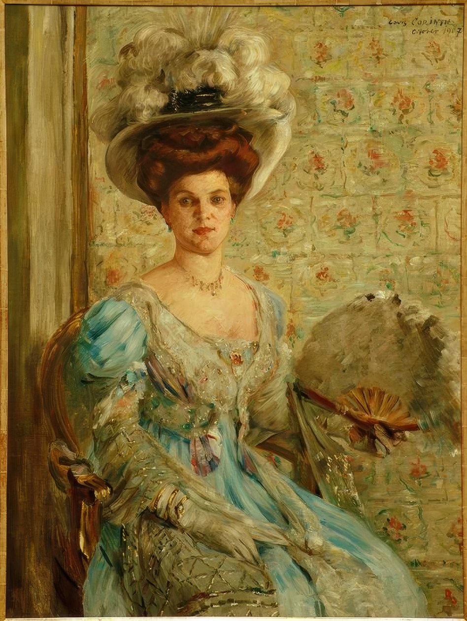 Porträt Grafin Finkh (Eleonore von Wilke) tekijältä Lovis Corinth