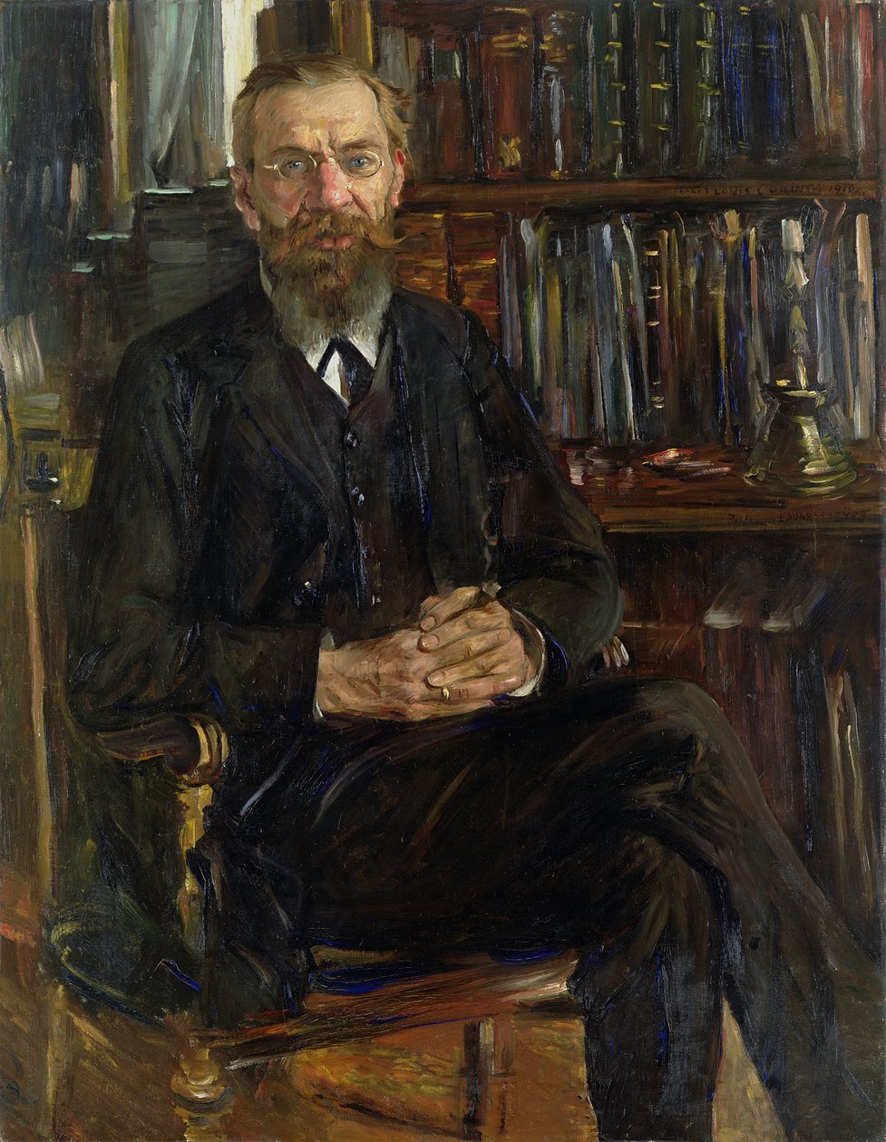 Tohtori Edward Meyerin (1855-1930) muotokuva 1910-11 tekijältä Lovis Corinth
