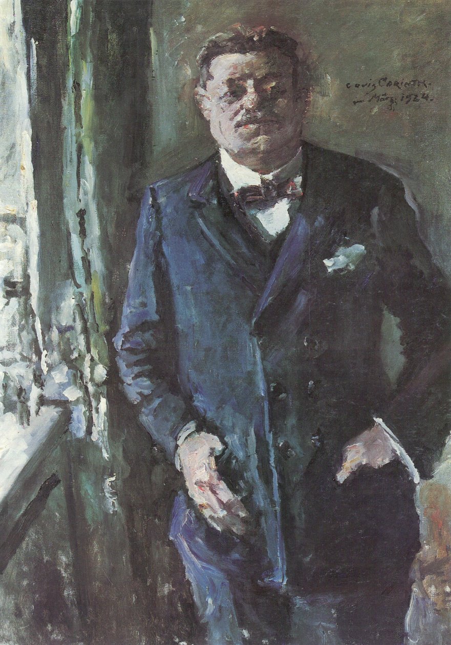 Valtakunnan presidentin Friedrich Ebertin muotokuva tekijältä Lovis Corinth