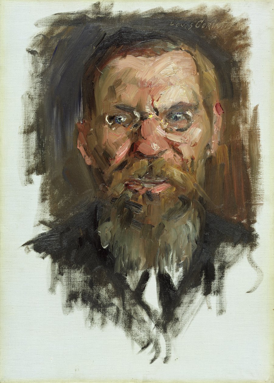 Tutkimus professori tri Eduard Meyerin muotokuvaa varten, 1910 tekijältä Lovis Corinth