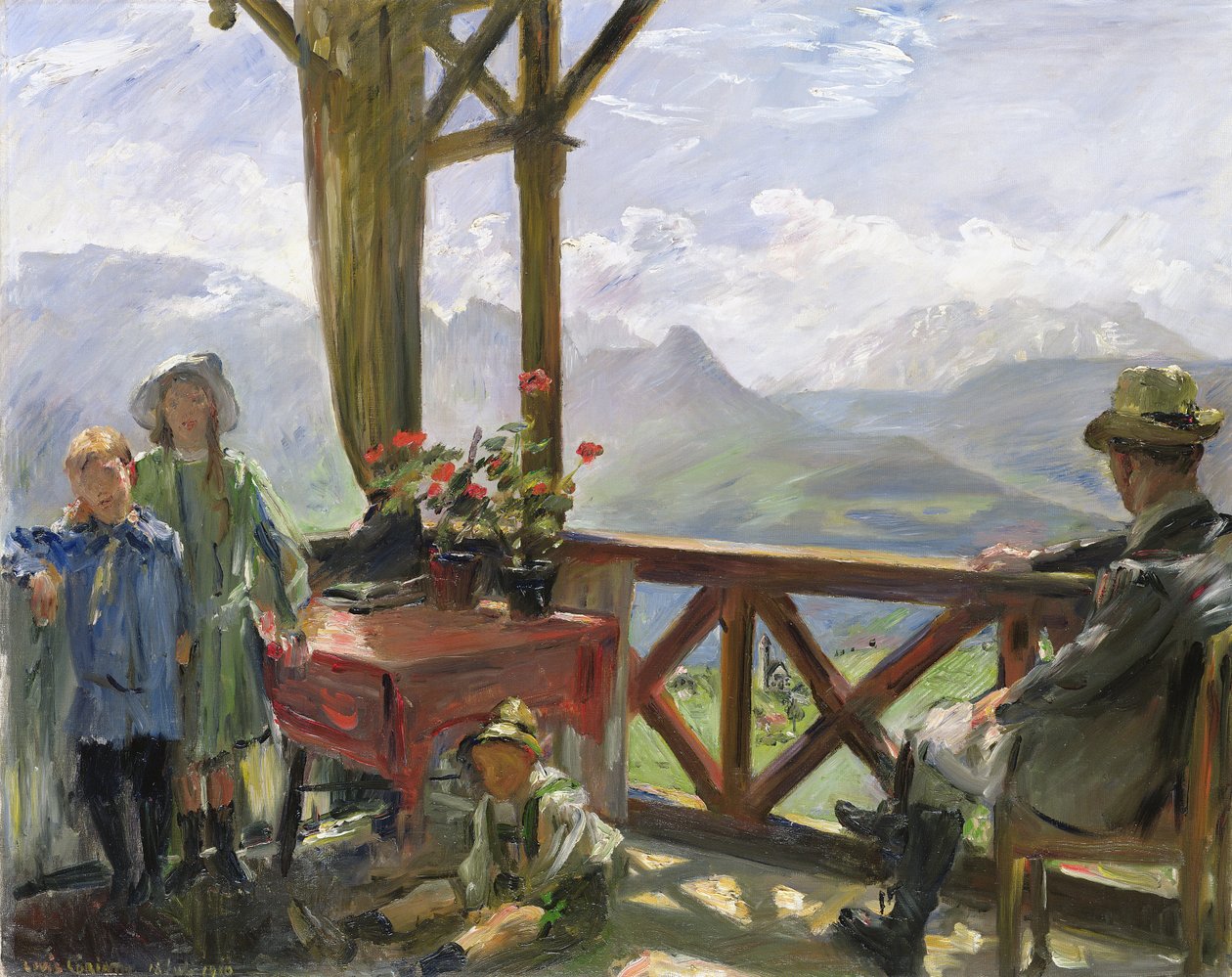 Klobenstein, 1910 tekijältä Lovis Corinth