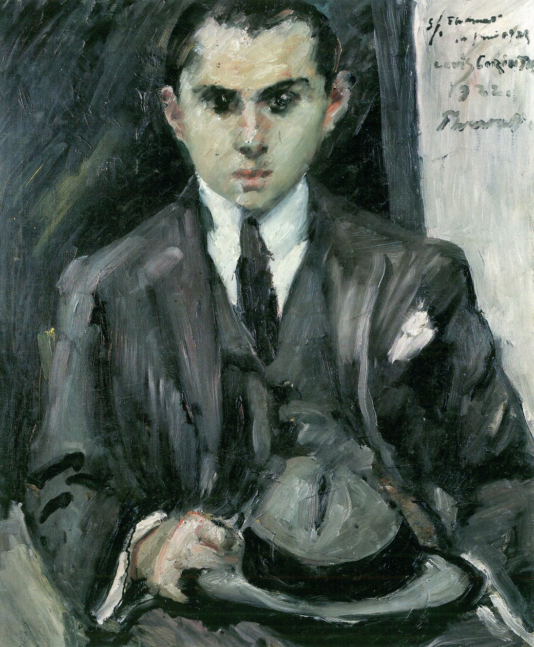 Thomas mit Hut in Hand tekijältä Lovis Corinth