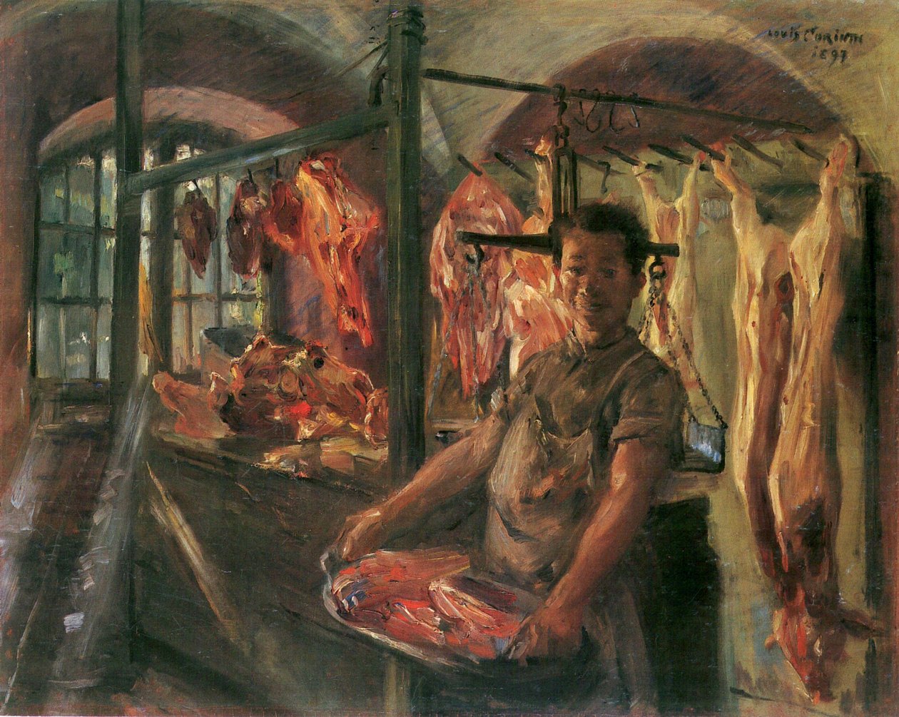Teurastamo Schäftlarnissa tekijältä Lovis (1858 1925) Corinth