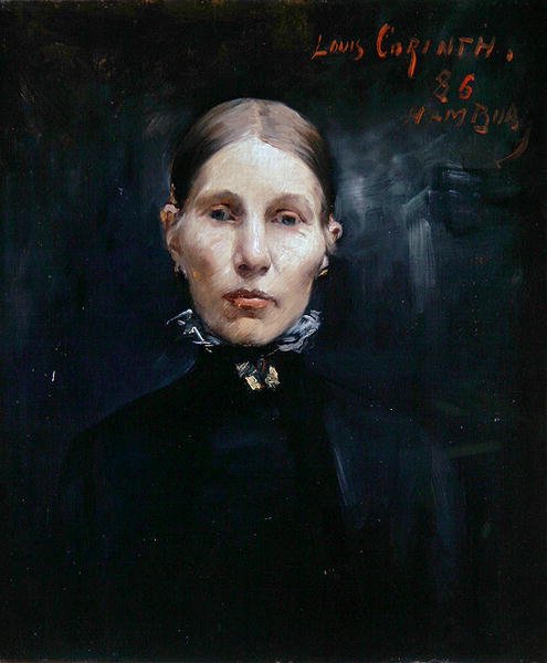 Hampurilaisen naisen muotokuva tekijältä Lovis  Corinth