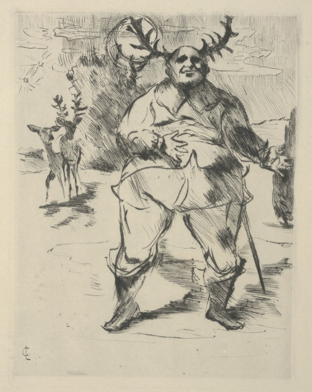 Falstaff tekijältä Lovis  Corinth