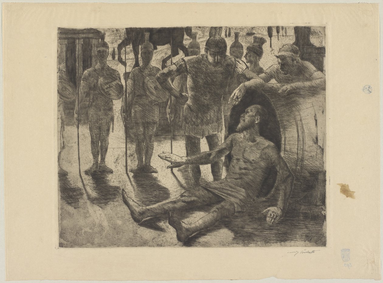 Alexander ja Diogenes tekijältä Lovis Corinth