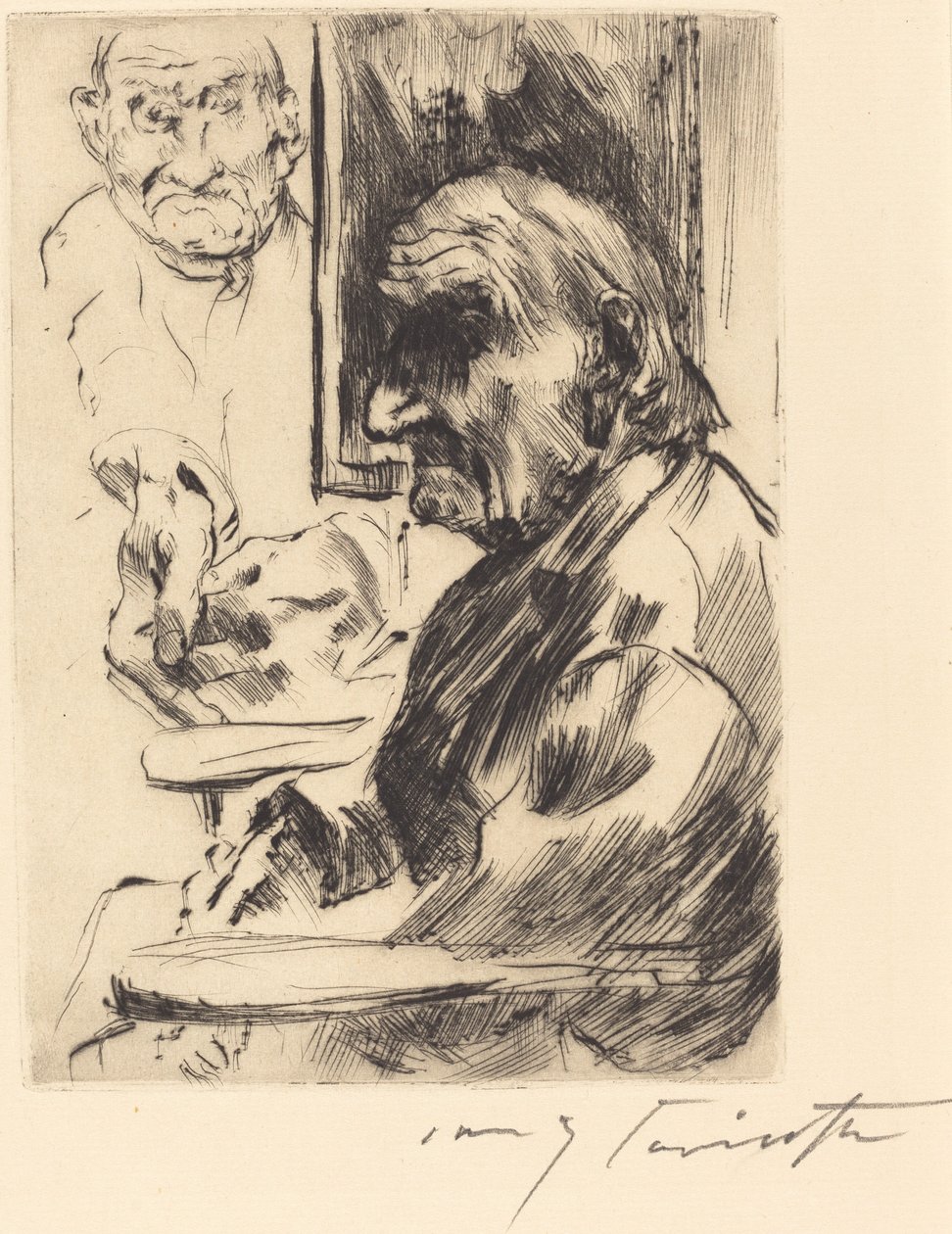 Alter Mann Old Man, 1916. tekijältä Lovis Corinth
