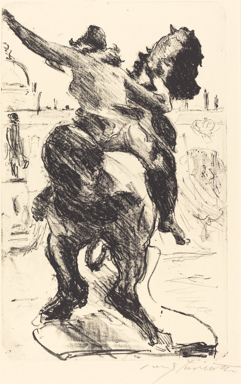 Amazonin patsas Alte-museossa tekijältä Lovis Corinth