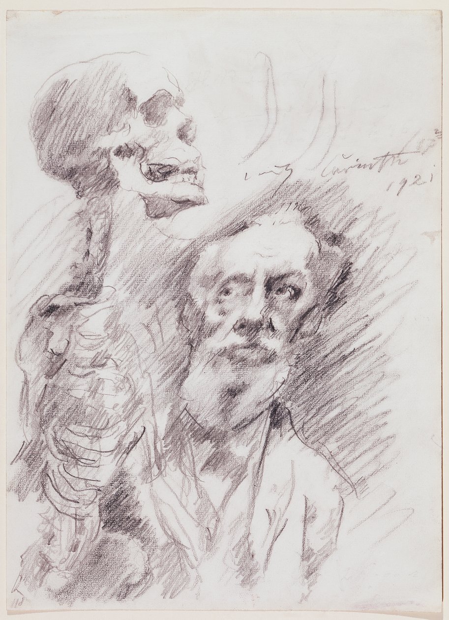 Anatomi ja luuranko tekijältä Lovis Corinth