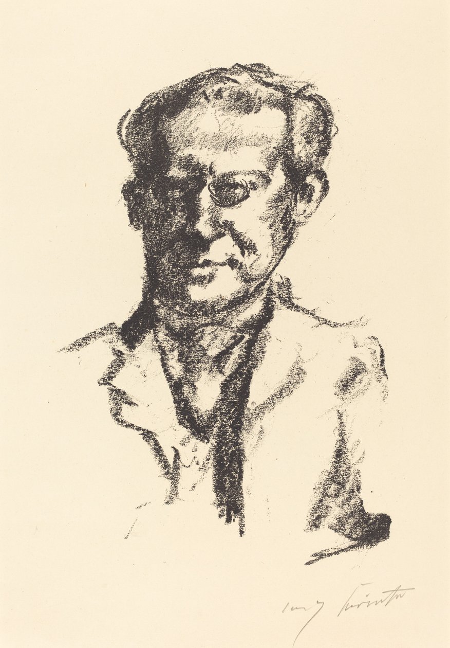 Arno Holz, 1922. tekijältä Lovis Corinth