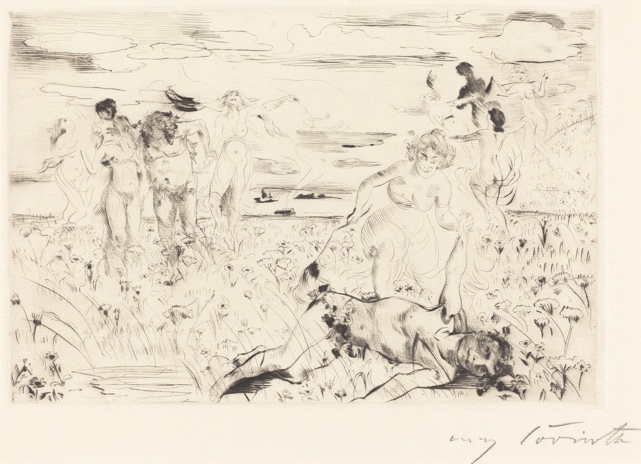 bachchanal tekijältä Lovis Corinth