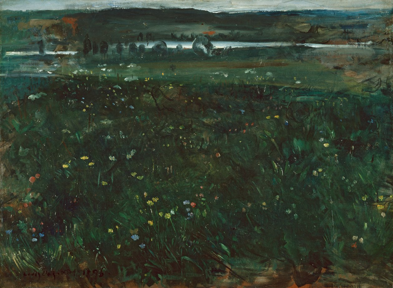 Unterschäftlarnin luona Isarjoen varrella tekijältä Lovis Corinth