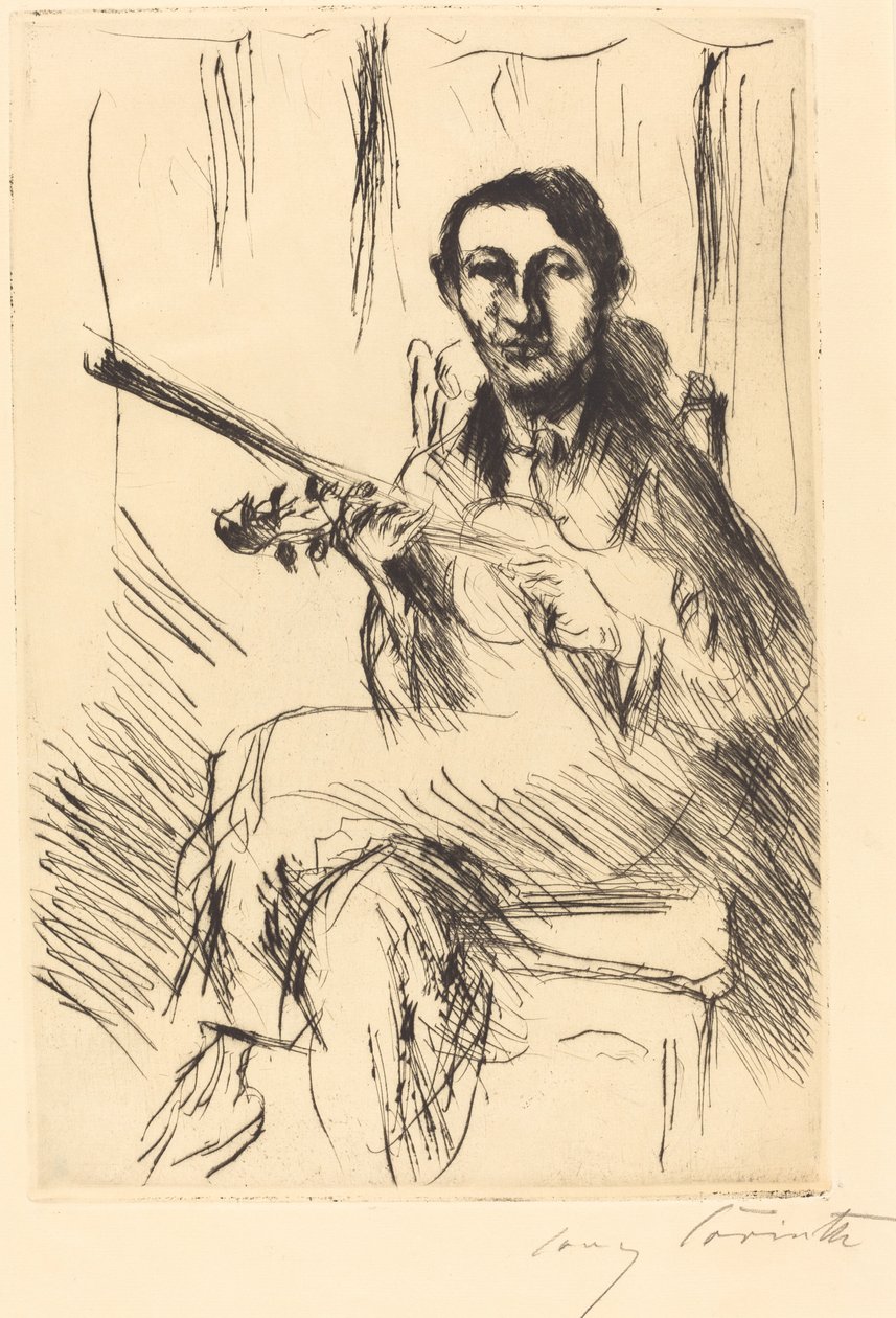 Andreas Weissgaerberin muotokuva, 1919. tekijältä Lovis Corinth