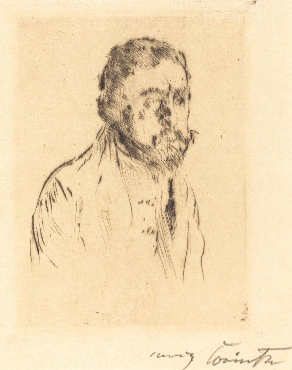 muotokuvatutkimus H. St. (H. St.:n muotokuvatutkimus) tekijältä Lovis Corinth