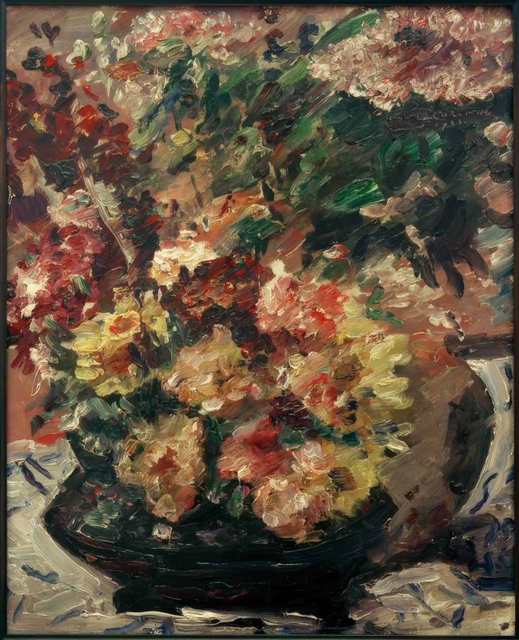 Blumen im Bronzekübel tekijältä Lovis Corinth