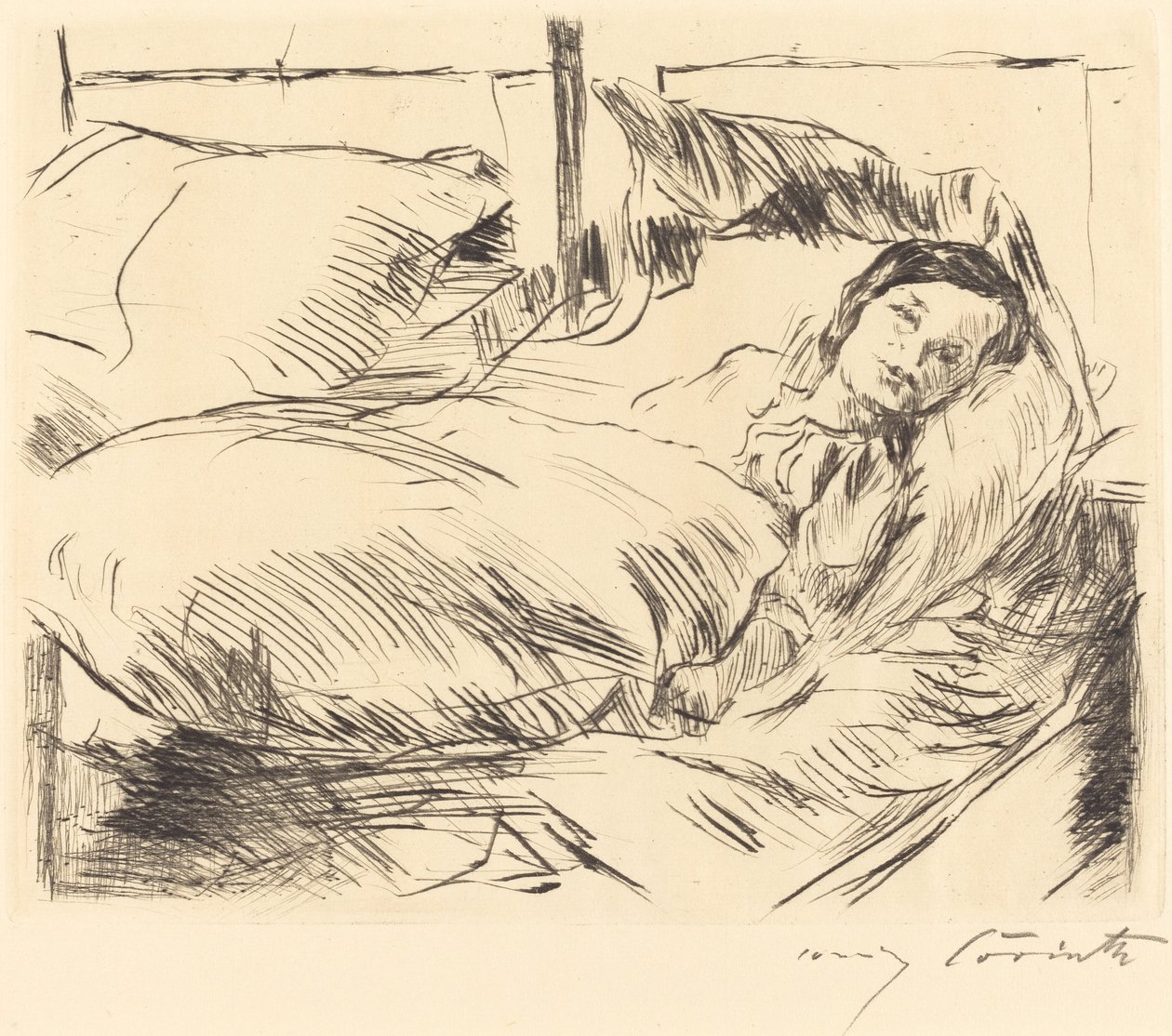 El nen malalt finlandès tekijältä Lovis Corinth