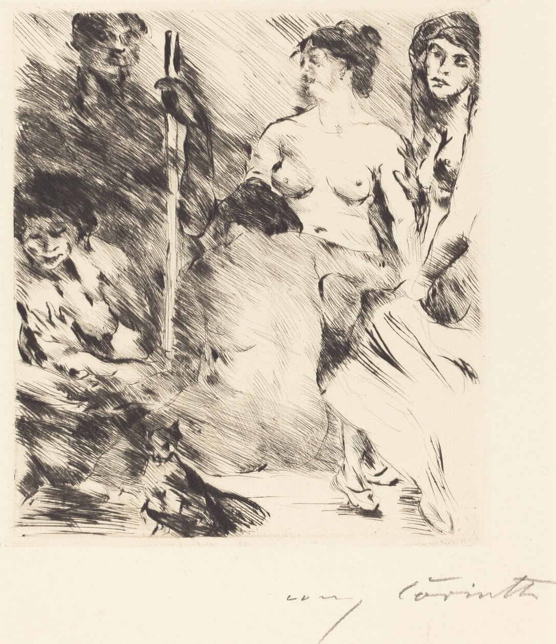 Der Harem (Haaremi) tekijältä Lovis Corinth