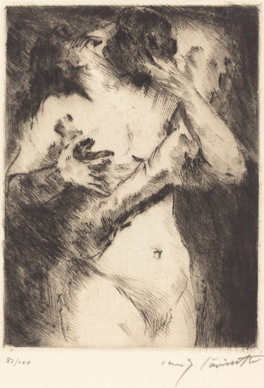 Suudelma tekijältä Lovis Corinth