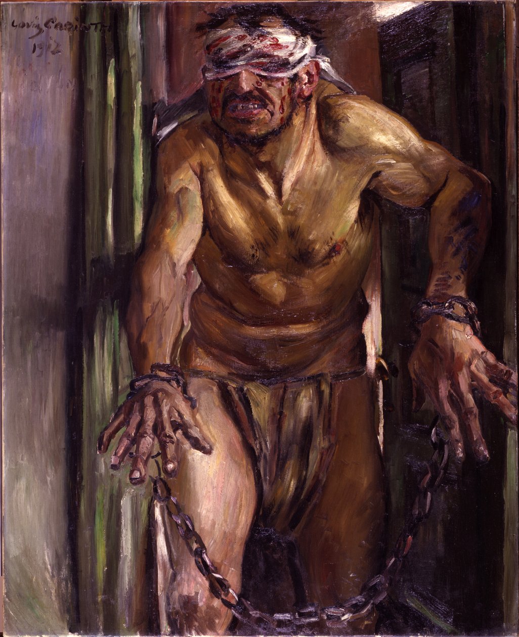 Sokaistu Simson tekijältä Lovis Corinth