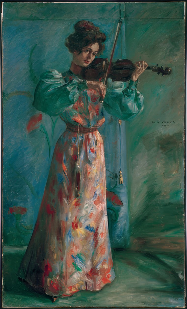 Viulunsoittaja tekijältä Lovis Corinth