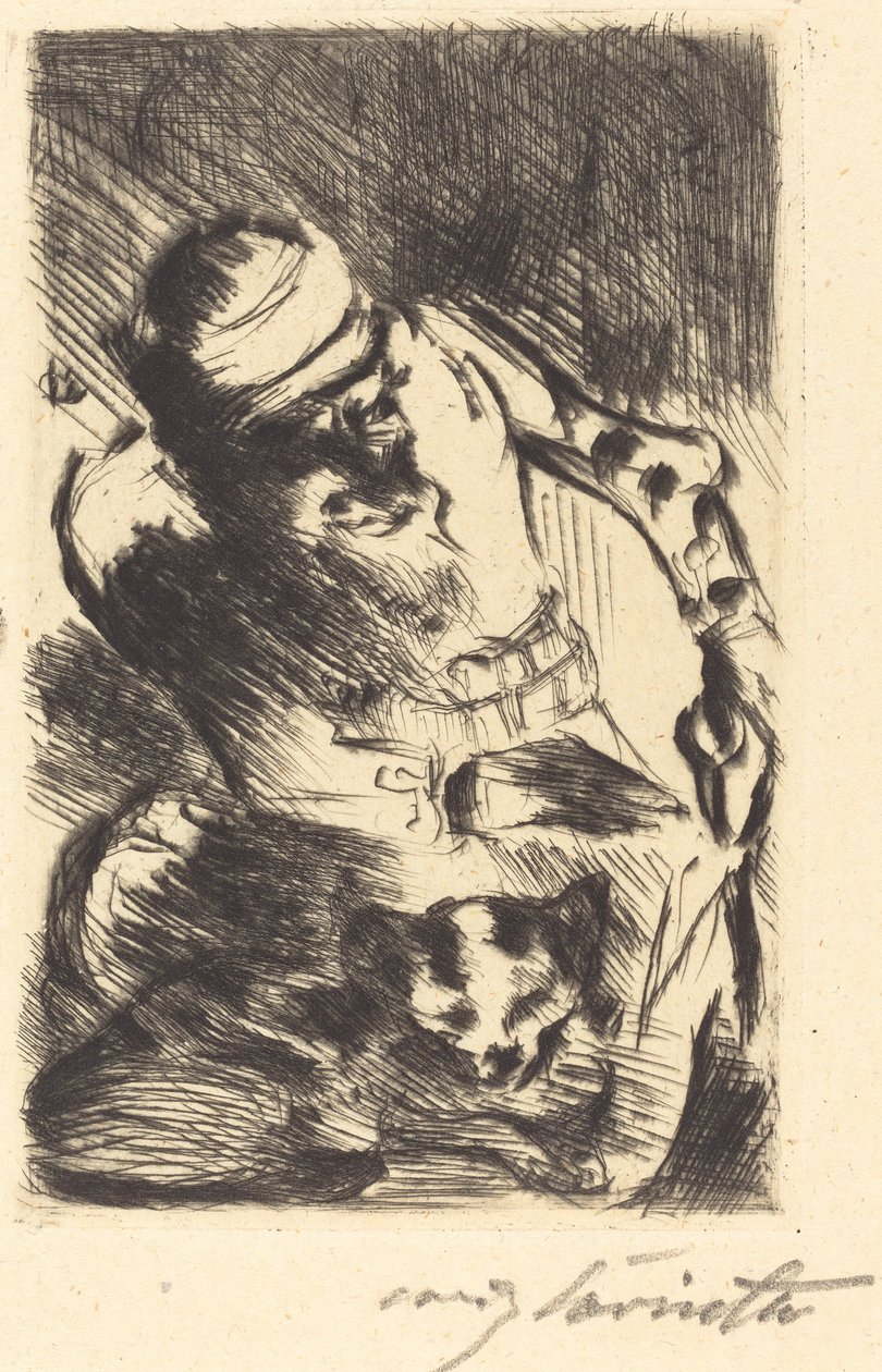 Profeetan kissa tekijältä Lovis Corinth