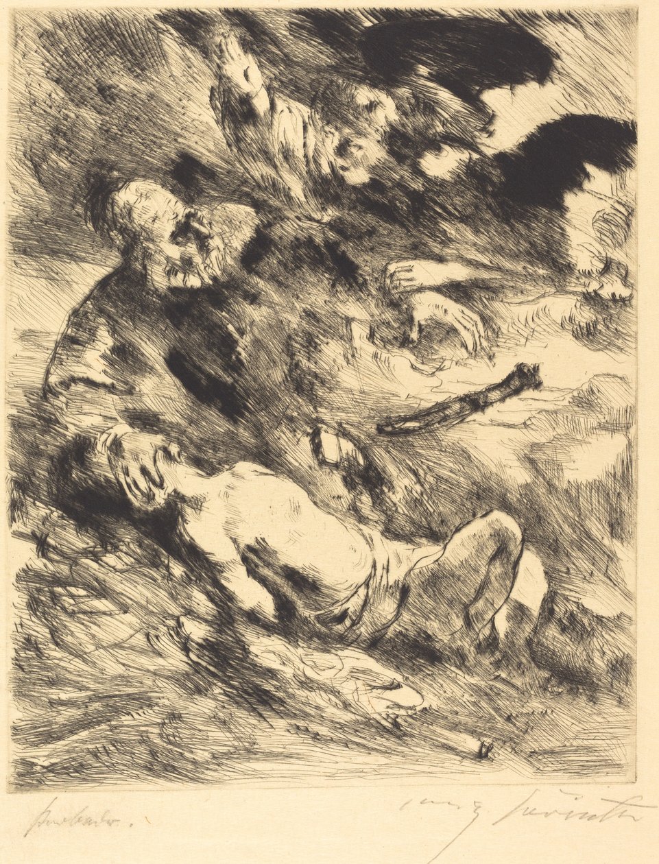 Iisakin uhri Iisakin uhri, 1920. tekijältä Lovis Corinth