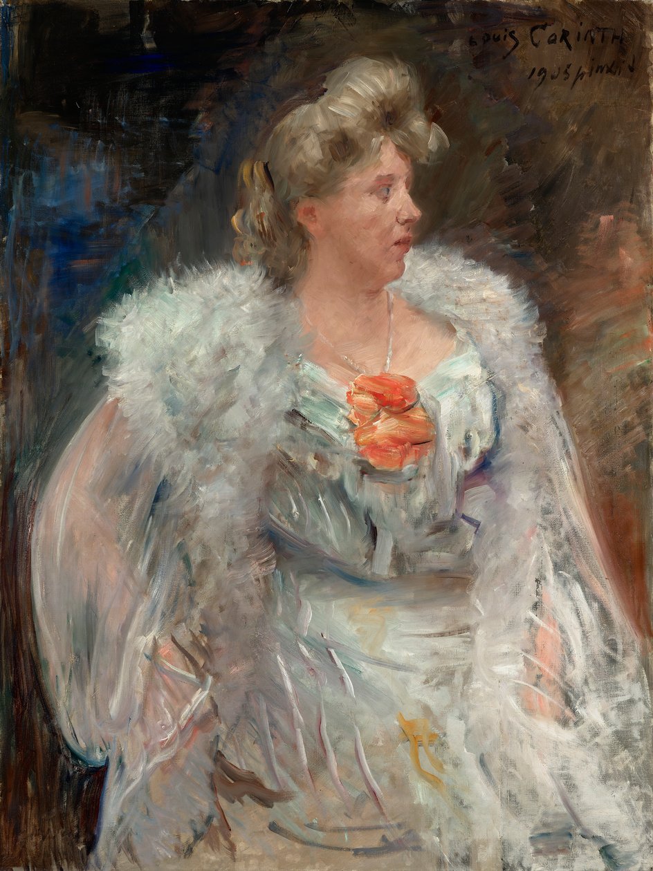 Laulaja Frieda Halbe tekijältä Lovis Corinth