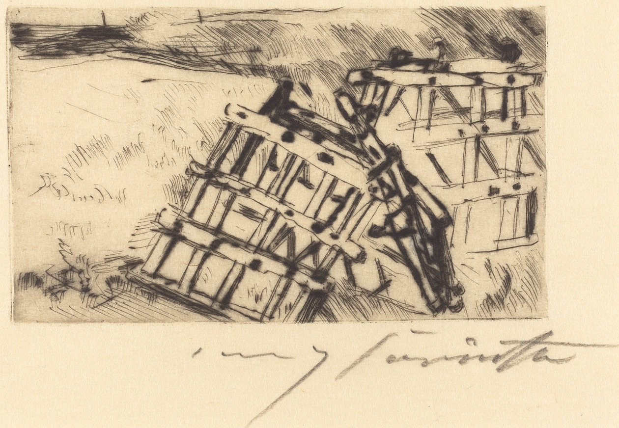 Egg Harrow, 1916. tekijältä Lovis Corinth