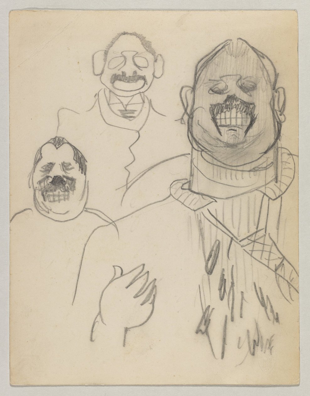 aKutsukortti Louis Gesslerin ja vaimon hopeahääjuhliin tekijältä Lovis Corinth