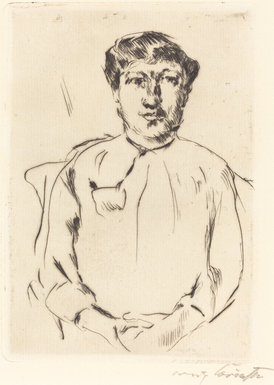 Frauenbildnis (Naisen muotokuva) tekijältä Lovis Corinth