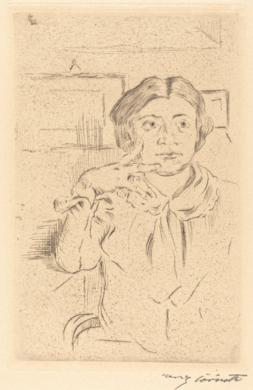 Taiteilijan vaimo tekijältä Lovis Corinth