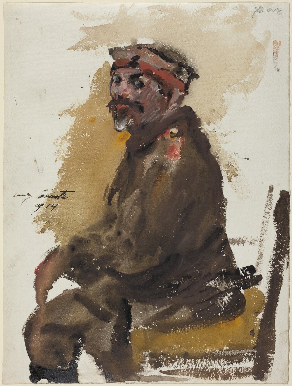 Hermann Struck univormussa tekijältä Lovis Corinth