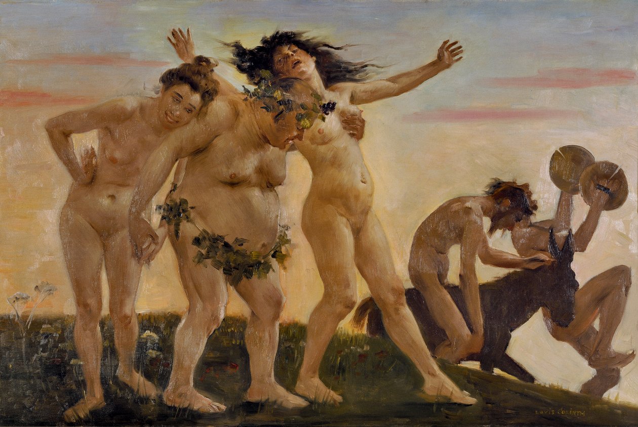 Kotiinpaluu Bacchantes tekijältä Lovis Corinth