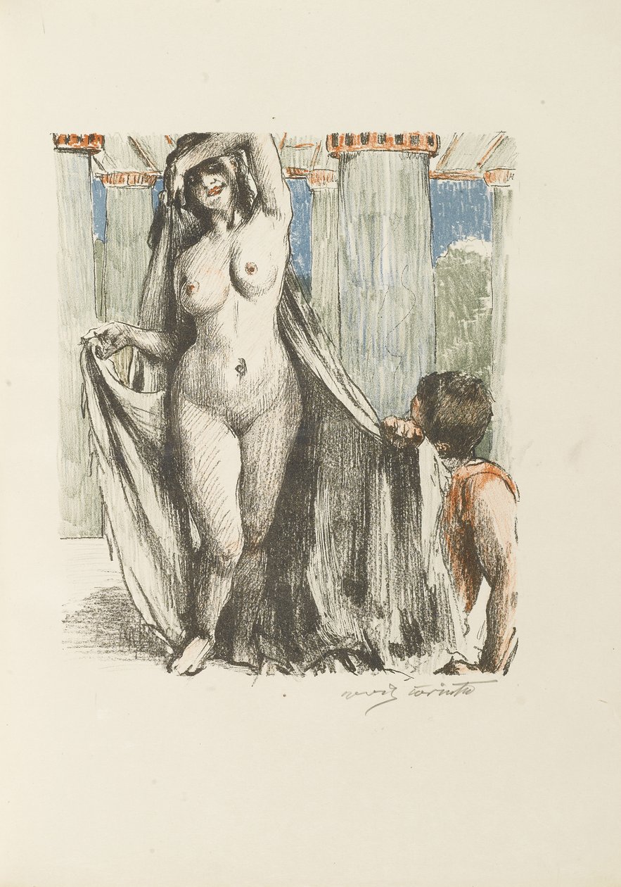 Kuvitus Laulujen lauluun, 1911 tekijältä Lovis Corinth