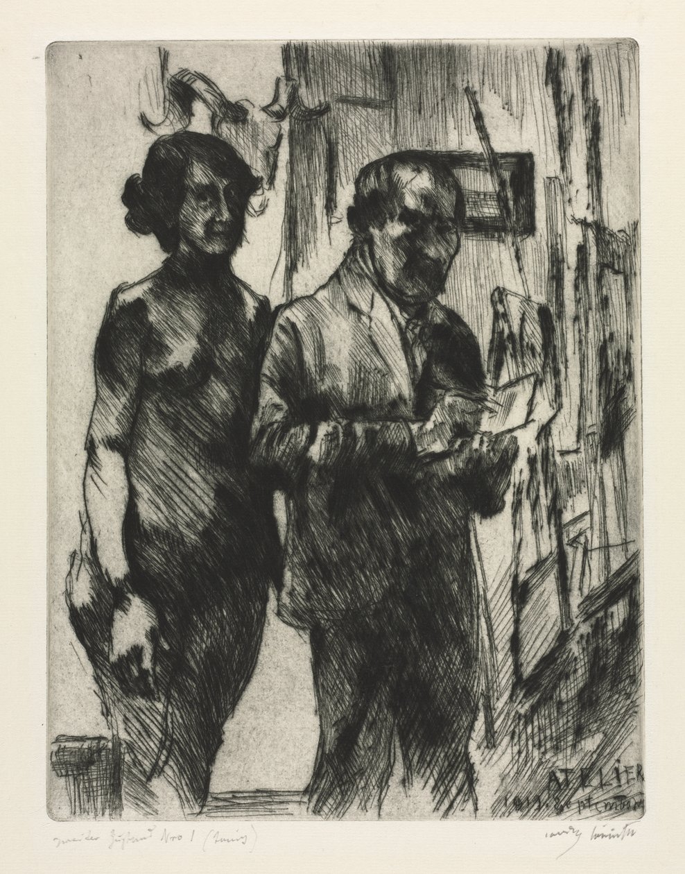 Studiossa tekijältä Lovis Corinth