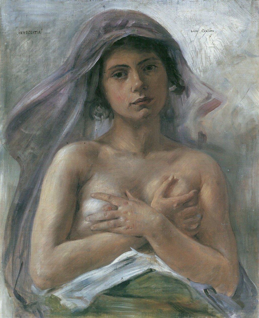 Viattomuus Inocence, 1890 tekijältä Lovis Corinth