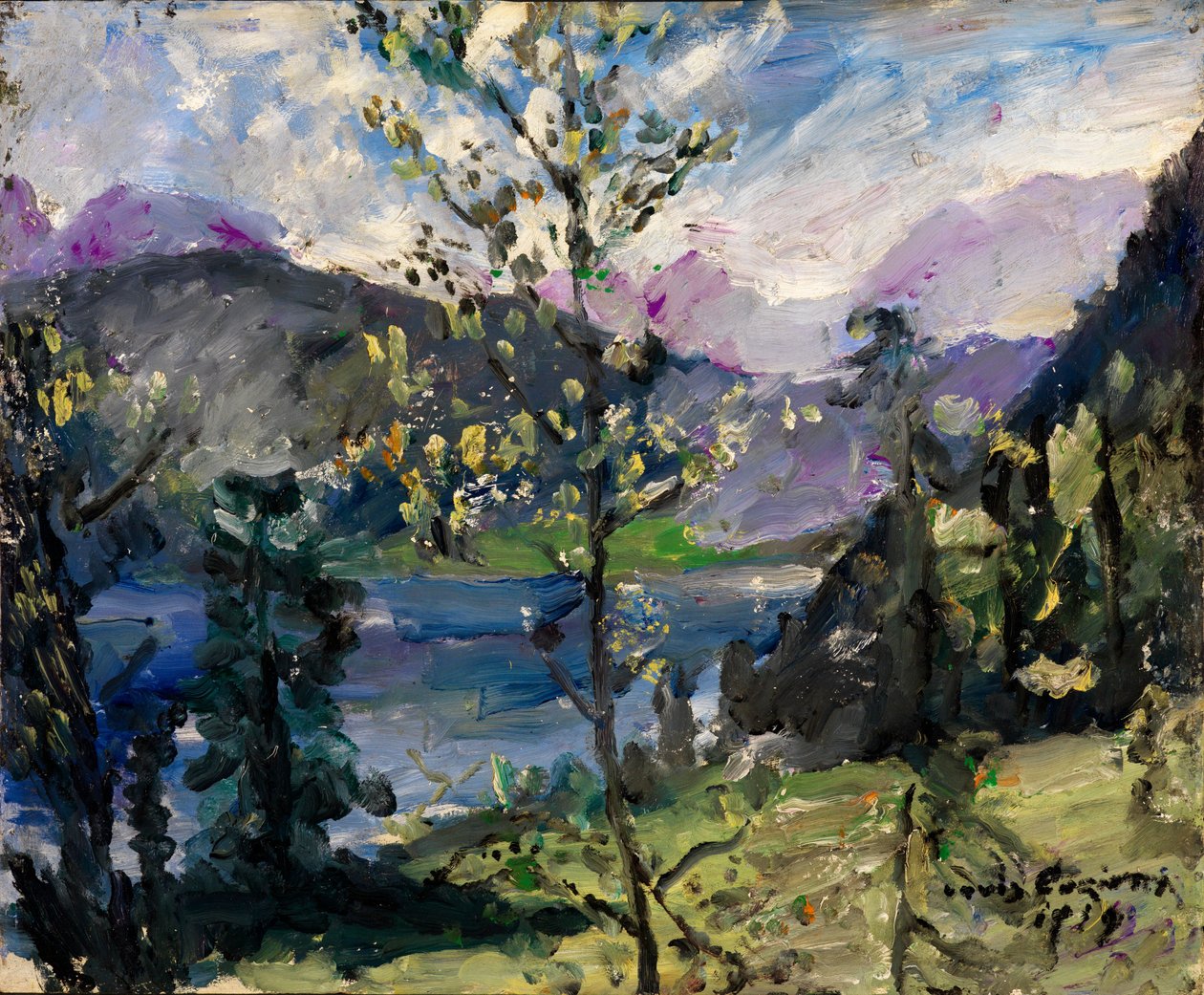 Walchenseen maisema tekijältä Lovis Corinth
