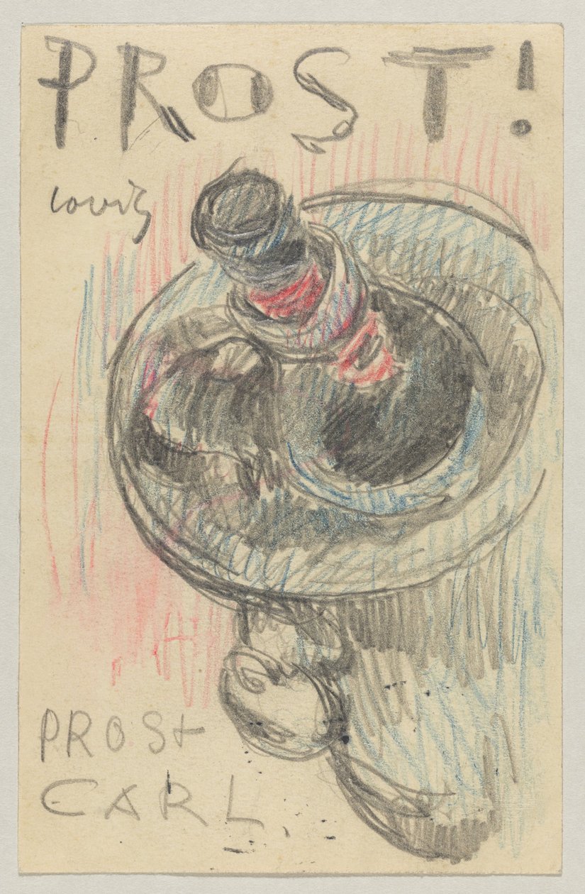 Lovis Corinth Elly Strathmannille: postikortti, postileima 22. toukokuuta 1911 tekijältä Lovis Corinth