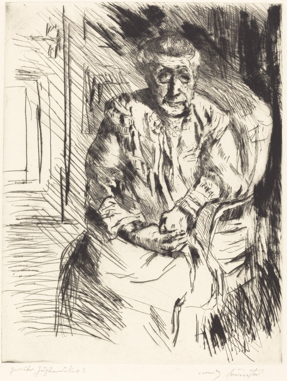 Ma Belle Mere anoppi, 1919. tekijältä Lovis Corinth